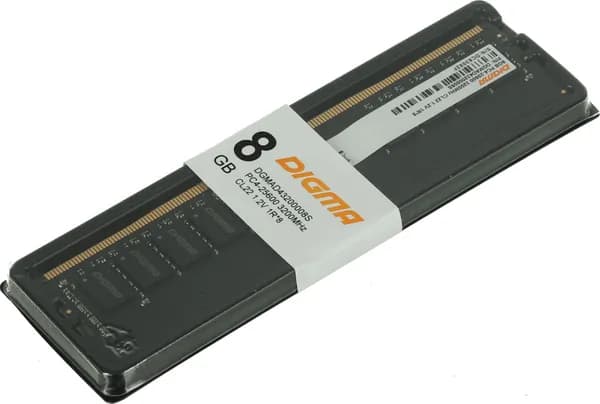 Digma Оперативная память DGMAD43200008S DDR4, 3200 МГц, 1 x 8 ГБ (DGMAD43200008S)