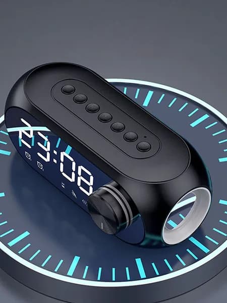 Портативная Bluetooth-колонка S8 с RGB-подсветкой, мощным басом и функцией будильника