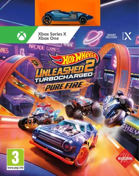 Игра Hot Wheels Unleashed 2 Turbocharged + Машинка Pure Fire Edition Xbox One, Series X Диск на Xbox