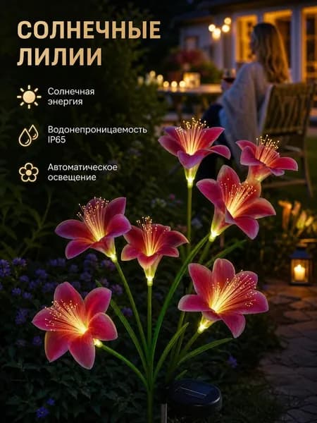 Уличный светильник, количество ламп:6шт