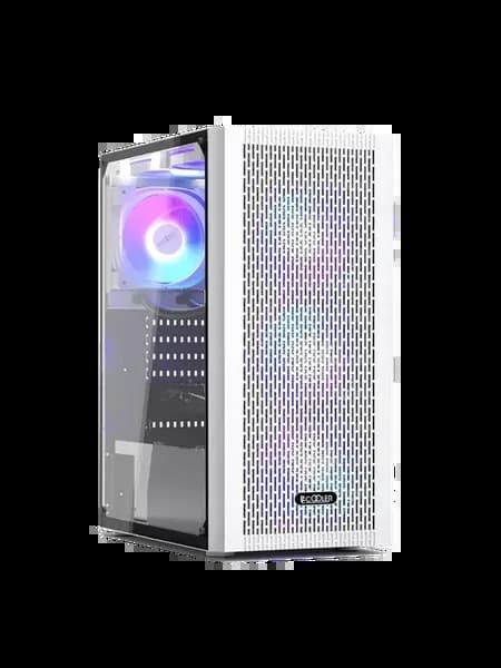 Корпус MA100 MESH WH ATX M-ATX ITX USB3.0, 2xUSB2.0