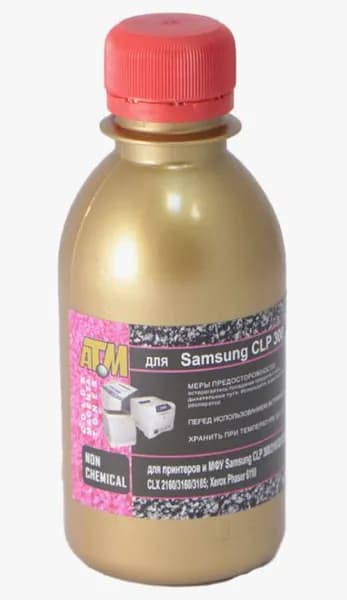 Тонер Samsung CLP 300/310/CLX 2160/3160 45 грамм magenta NonChem Gold АТМ