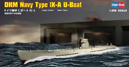 HobbyBoss 83506 1/350 Подводная лодка U-9A ВМС Германии