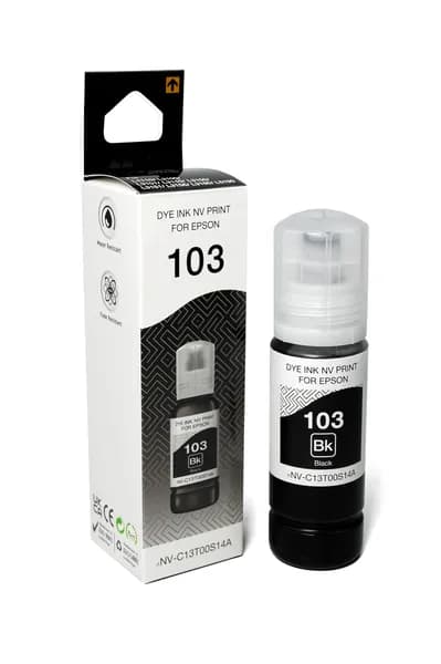 Чернила NV Print 103 для Epson L1110, L3100 (70 мл) Black (в коробке) совместимые
