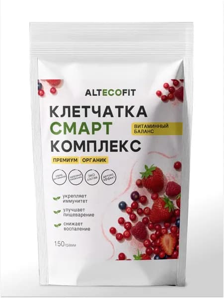 ALTECOFIT Клетчатка для похудения, псиллиум микрозелень, смарт комплекс, 150 г