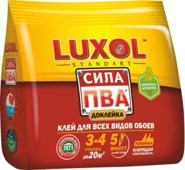 Клей обойный универсальный LUXOL сила ПВА (Standart) 100г.