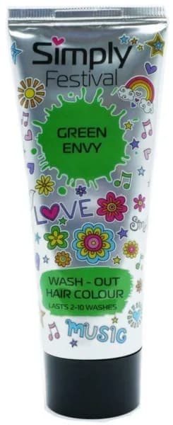 Mellor&Russell Краска для волос Simply Festival Green Envy "Зеленая зависть", 75 мл