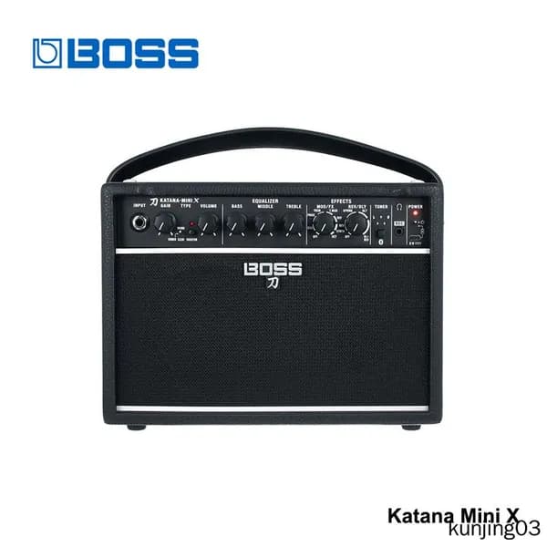 Boss Katana-Mini X Портативный гитарный усилитель мощностью 10 Вт, 1 x 5 дюймов