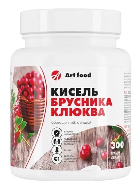 Кисель с Ягодами Брусника Клюква