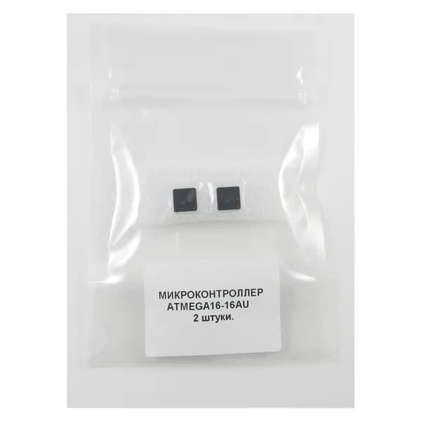 Микроконтроллер ATMEGA16-16AU, Микроконтроллер 8-бит AVR,TQFP44, (оригинал)