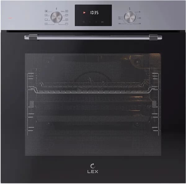 Электрический духовой шкаф LEX EDP 680 IX MAX, встраиваемый, нержавеющая сталь