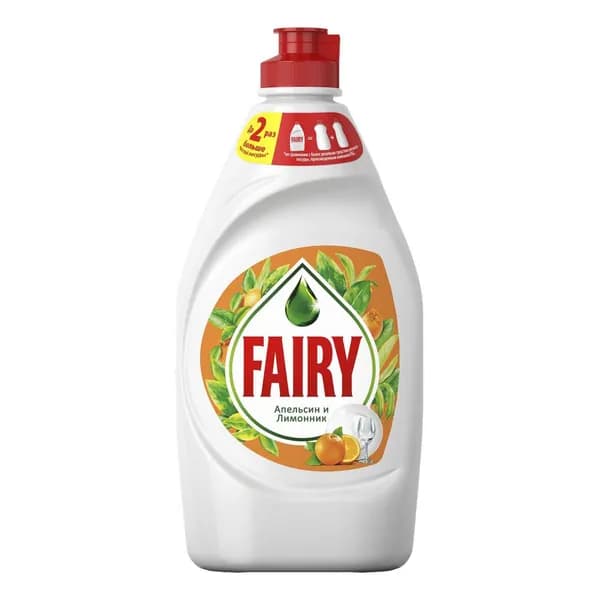 Жидкость для мытья посуды Fairy Апельсин и Лимонник 450 мл