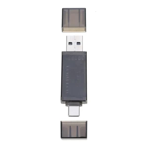 USB SDTF Carder с двумя возможностями слота и поддержкой Type C OTG для подключений