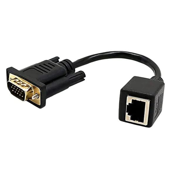 Адаптер VGA-RJ45 Сетевой кабель к разъему сетевого кабеля VG