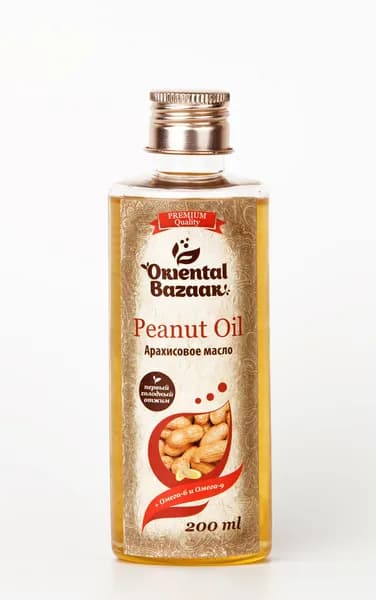 Арахисовое масло/Peanut Oil, 200 мл / Индия