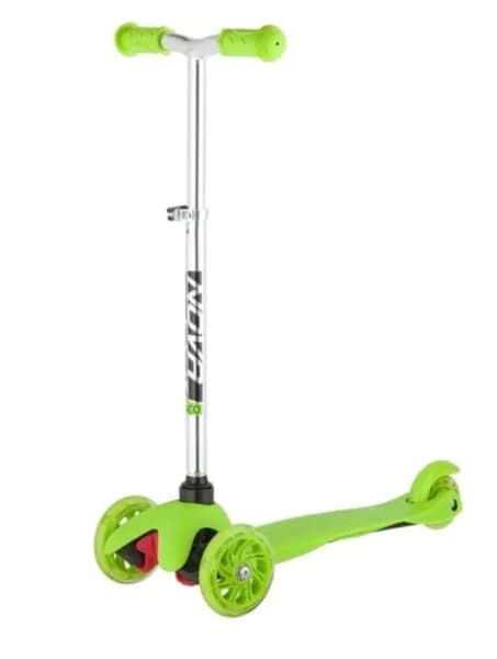 Самокат-кикборд NOVATRACK 120H.DISCOKIDS.GN20 детский, свет.колеса PU пер.120*24 задн.76*24мм, эрго