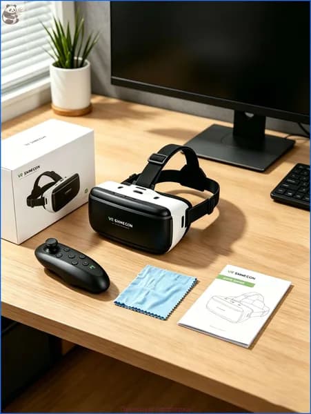 Виртуальные VR - очки сверхреального уровня / с игровой ручкой
