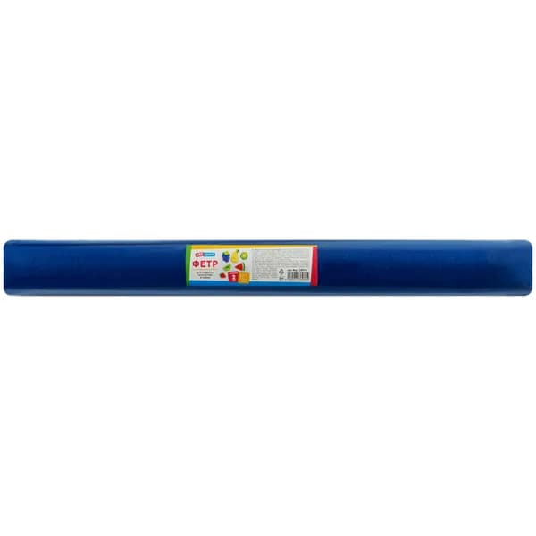 Фетр ArtSpace 50*70 см, 2мм, синий, в рулоне, 1 шт