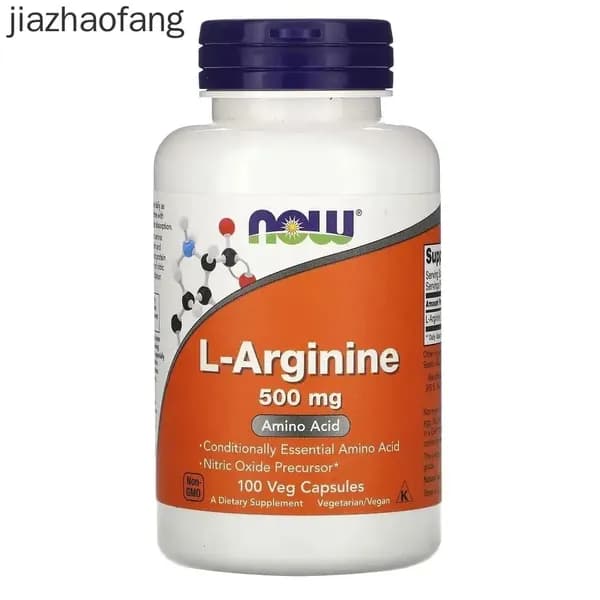 NOW L-Arginine 500 мг 100 капсул, Л-Аргинин (улучшает кровообращение)
