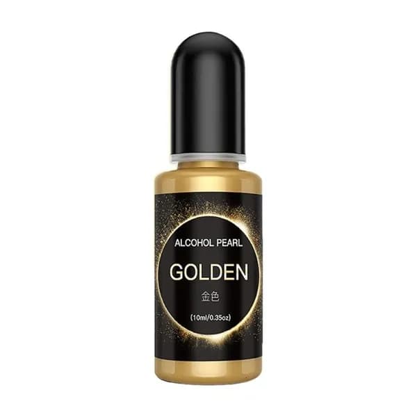 Металлическая смоляная краска, Золото