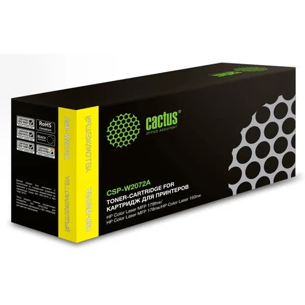 Картридж лазерный Cactus CSP-W2072A 117A желтый