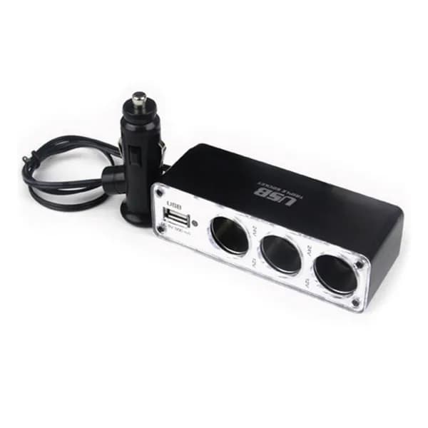 Экспошер с помощью автомобильных гнездо зарядным адаптером USB Splitter