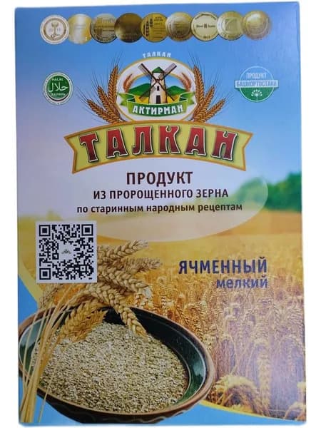 Талкан (продукт из пророщенного зерна) ячменный 350 г.