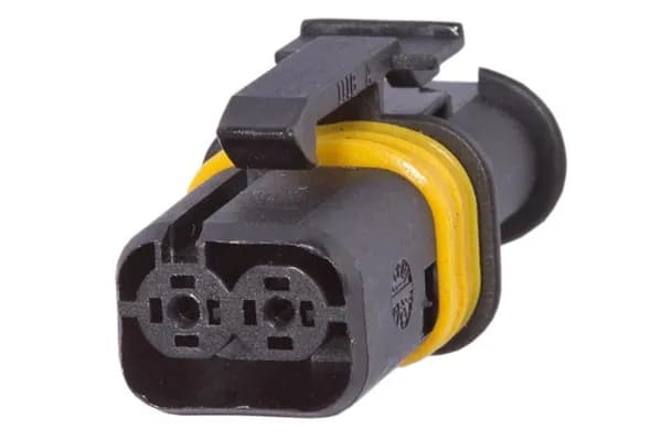 Разъем daf электрический (2х контактный) te parts