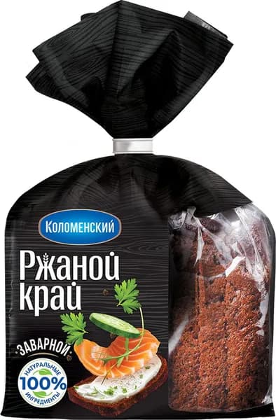 Хлеб заварной 300 г, Ржаной край, в нарезке