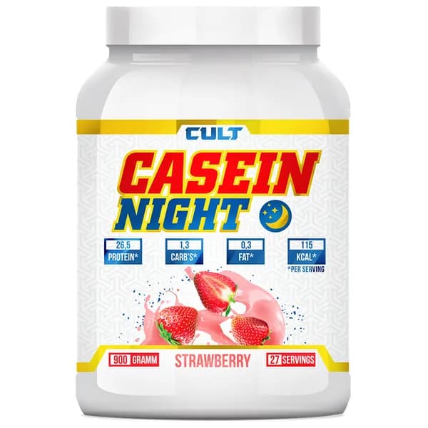 Cult Protein Casein - 900 грамм, клубника