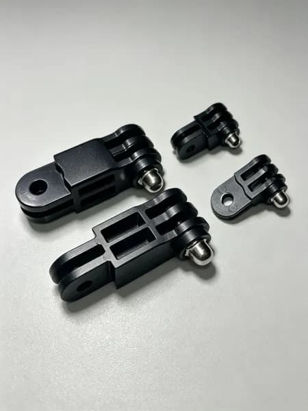 Набор из 4-х прямых удлинителей разных направлений для GoPro (50 и 35 мм) Крепление на шлем