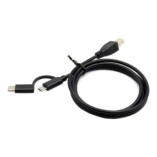Разъем для подключения кабеля Type C/Micro USB к кабелю B OTG Линия даты принтера