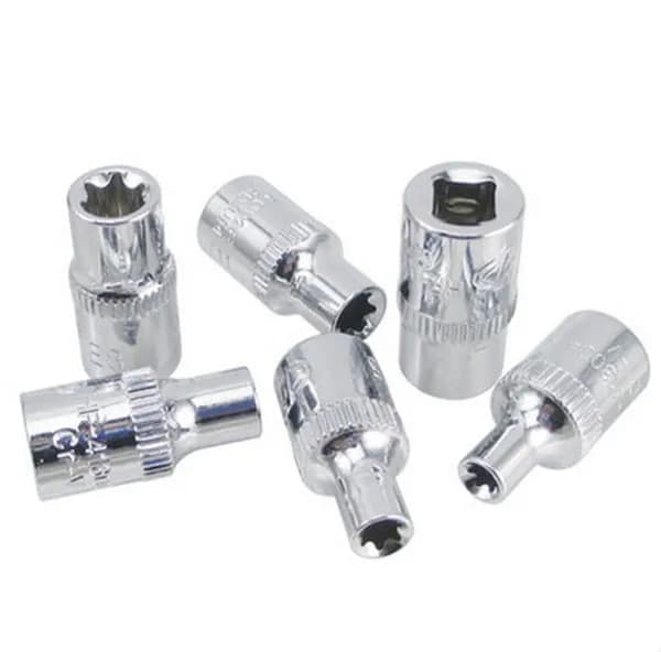 Набор головок Torx женских E4-E10 6шт 1/4 дюйма (звездочка)