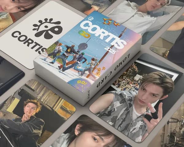 KPOP 55pcs/Box CORTIS голографические фотокарточки MARTIN KPOP лазерные LOMO карты