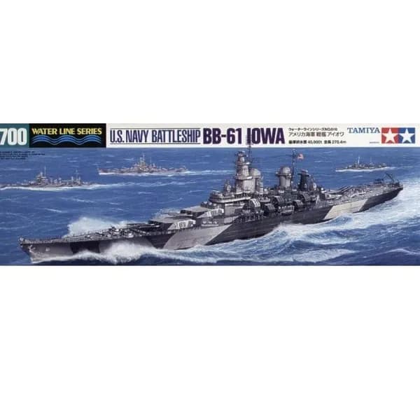 Tamiya 31616 1/700 Военные корабли США BB-61 Iowa сборная модель корабля