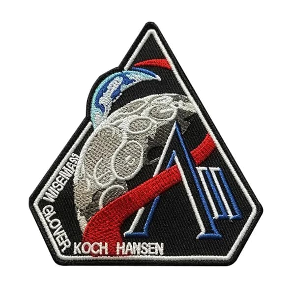 Эмблема NASA Artemis 2 с вышивкой и липучкой