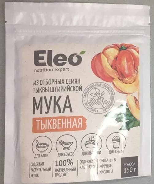 Мука из семян тыквы ELEO, 150 г