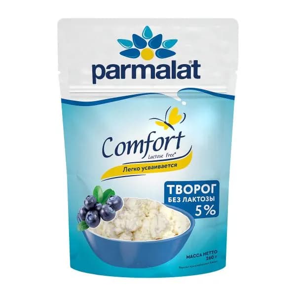 Творог Parmalat безлактозный 5% 260г