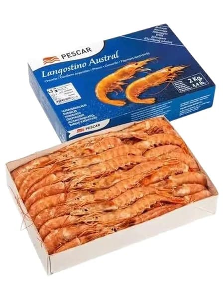 Лангустины Pescar с головой L2 21-30 2 кг