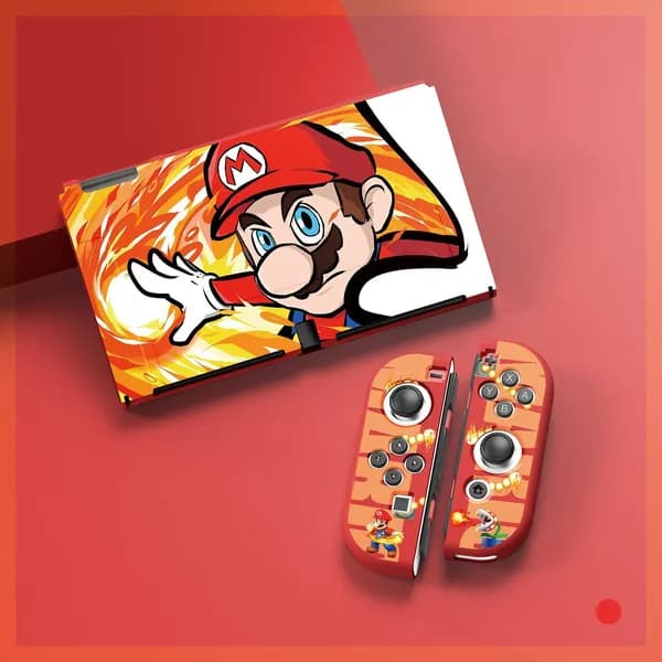 Защитный чехол TPU Super Mario для Nintendo Switch OLED