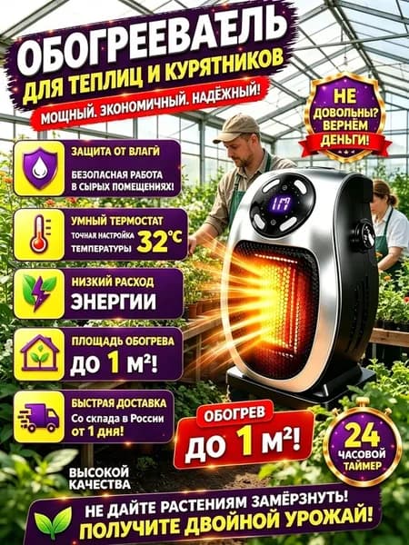 Обогреватель для рассады с регулируемым нагревом