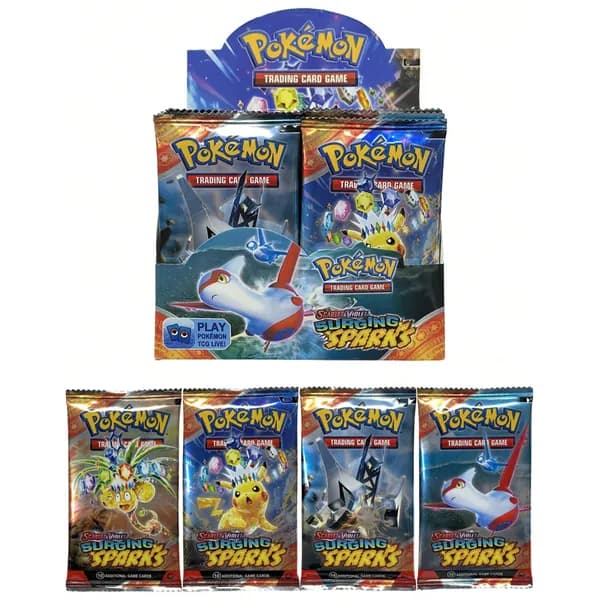 Pokemon Пакеты дополнения: коллекционные обменные карты для коллекционеров,40 шт.