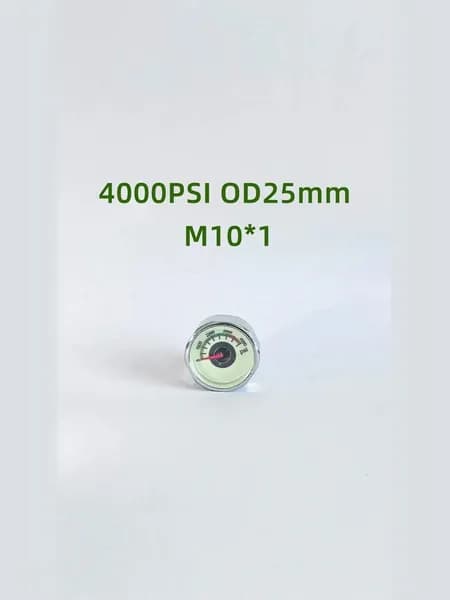 Манометр 4000PSI, D25, M10*1, Леший 2, для винтовки, для баллона, PCP PAINTBALL