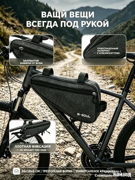 Сумка велосипедная