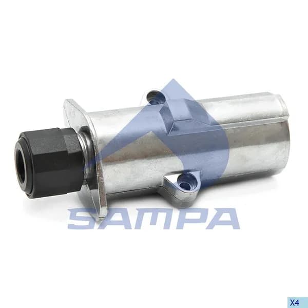 Вилка электрическая 6+1-PIN S-type (алюминиевый корпус) 095.014 SAMPA