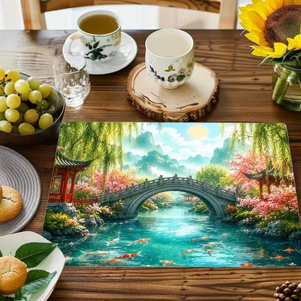 Салфетка сервировочная Искусственные материалы 32x42см, 1шт.