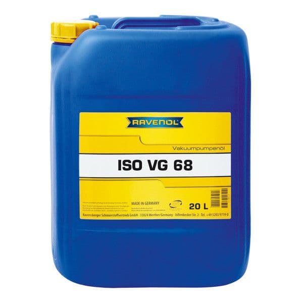 Вакуумное масло RAVENOL Vakuumpumpenoil ISO VG 68 минеральное 20л