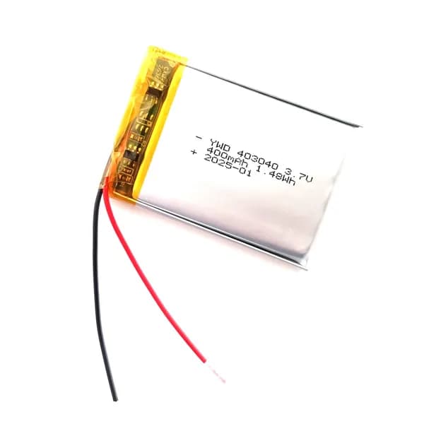 AVR T19 Wi-Fi 2K GPS аккумулятор 3.7v для видеорегистратора 400mAh 2 провода с платой под пайку (батарея на видеорегистратор универсальная) Терабайт Маркет