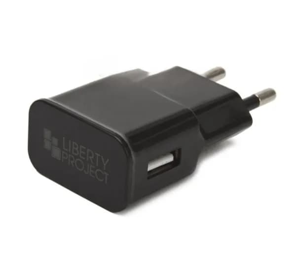 Сетевое зарядное устройство (блок) с выходом USB 2.1А + кабель Lightning 8pin "Classic Plus" черный