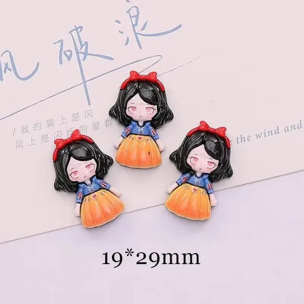 10pcs Принцесса из смолы декоративные аксессуары